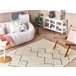 Beliani Alfombra de pelo corto TEZPUR 160x230 Beige