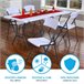 Silla plegable ultrarresistente LIFETIME UV100 Blanco