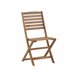 Beliani Conjunto de comedor TOLVE Marron