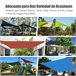 Toldo Vela Triangular Poliéster Outsunny 500x500 Beige