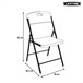Silla plegable negra LIFETIME Negro