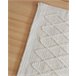 Beliani Alfombra de pelo corto ERZIN 160x230 Blanco/ Beige