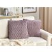 Beliani Cojín decorativo CHIRITA 45x45 Lavanda