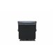 Sillón MASTER relax eléctrico de piel Negro