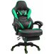 Silla Gaming Tilos En Simil Cuero Verde