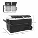 Nevera de Compresor PP, ABS HOMCOM Negro