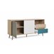 Aparador con 2 puertas y 2 cajones TILE Roble
