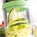 Cortador de Verduras en Espiral y Rallador con Recetas Naranja