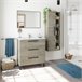 Mueble de baño Athena con Espejo 80 Madera