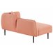 Beliani Chaise longue Bouclé CHEVANNES Beige