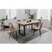 Mesa de comedor extensible CATHY Roble