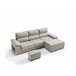 Chaise longue con arcón RUBIK Beige