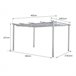 Pérgola autoportante CASSIS - estructura de aluminio 299x405 Beige