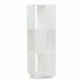 Estantería giratoria Fjelmarirg de 3 niveles MDF [en.casa] Blanco