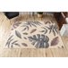 Alfombra HEOS 78428 Hojas de Monstera 120x170 Crema