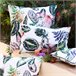 Set de 2 fundas de cojín decorativo 100% algodón TROPALM 