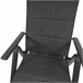 Silla de jardín JADE color gris  Gris Oscuro