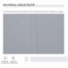 Toldo Manual Retráctil Aluminio, Metal, Poliéster Outsunny 295x245 Crudo