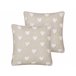 Beliani Cojín decorativo GAZANIA 45x45 Beige