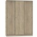 Armario Grande Tibet 3 Puertas Correderas 150 Madera Clara