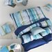 2 fundas de almohada LOANE Azul