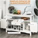 Aparador de Cocina MDF HOMCOM, hogar - cocina Blanco