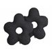 Beliani Cojín decorativo CAMPONULA 40x40 Negro