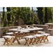Beliani Conjunto de comedor OLBIA Blanco