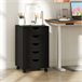 Cajonera de Oficina MDF HOMCOM, oficina - muebles de oficina Negro