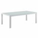 [casa.pro] set de muebles de jardín 2 x sillas sofá mesa Blanco