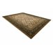 Alfombra de lana SUPERIOR Grenada Marco diamantes oriental 170x235 Verde