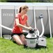 Sistema combinado depuradora arena y clorador salino ECO 11 g - 56.800 l INTEX Blanco