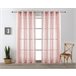 Vipalia Pack 2 Unidades Cortinas confeccionadas visillo semitransparentes anillas metal 