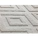 Alfombra lavable geométrica con relieve ESTILO - ATTICGO 160x230 Crema