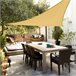 Toldo triangular sombreo Aktive Garden color crema Crema