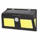 Aktive Set 6 apliques solares LED 500 lúmenes, sensor movimiento Negro