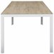 Set de jardín con mesa y 6 sillas ANZIO color gris Blanco