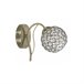 Aplique De Pared Metal Serie Balbina Dorado