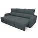Chaise longue convertible en cama tela APRIL Gris