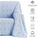 Vipalia Pack 2 Plaids Multiusos para Sofá o Cama. Modelo Estrellas Azul