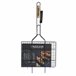 WELL HOME - Parrilla para hamburguesas Grill Rack antiadherente Negro