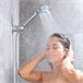 Alcachofa de Ducha Doble con Dispensador 3 en 1 Plateado
