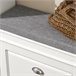 Banco Zapatero con 1 Cajón FSR82-K-W SoBuy Blanco