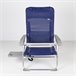 Silla de playa multiposición plegado Slim c/mesa y cojín Aktive Azul Marino