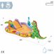 INTEX Centro de juegos acuático hinchable Dino Park con tobogán Multicolor