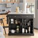 Isla de Cocina con Tablero Extensible FKW71-SCH SoBuy 115 Isla de Cocina con Tablero Extensible FKW71-SCH SoBuy 115 Negro