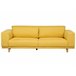 Beliani Sofá de 3 plazas Poliéster NIVALA Beliani Sofá de 3 plazas Poliéster NIVALA Amarillo