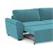 Sofá cama 3 plazas HANSAN Azul