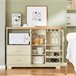 Aparador Cocina para microonda con 2 puertas SoBuy FSB81-MI 120 Beige