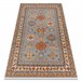 Alfombra KESHAN franjas Marco oriental 7683/53544 160x230 Azul